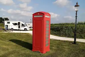 Camping De Rousant - Telefonzelle auf dem Campingplatz
