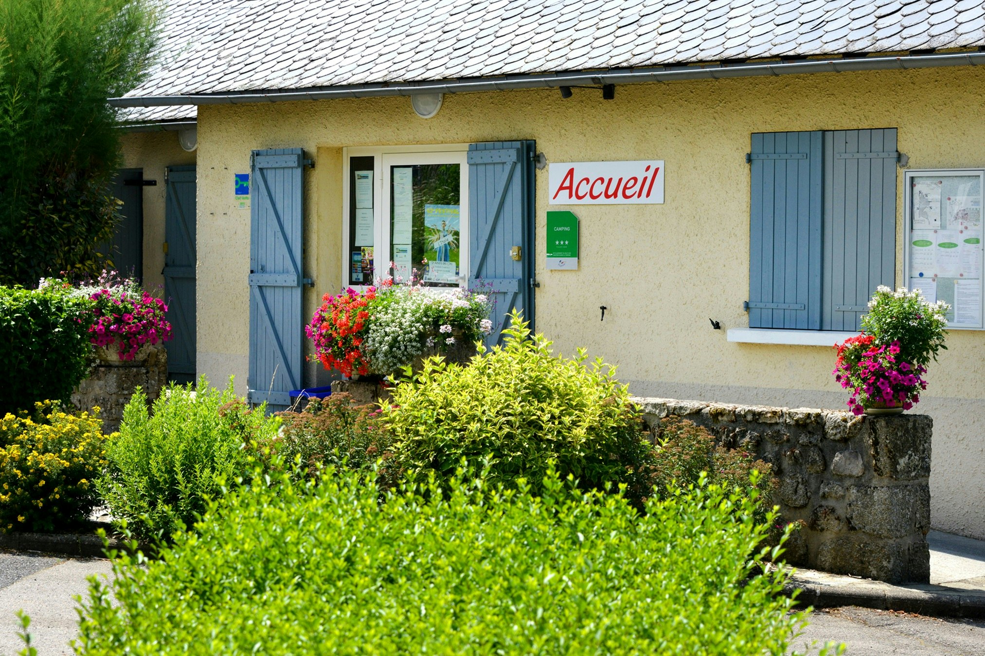 Domaine Relais du Lac  Camping de Saint Gervais - Rezeption auf dem Campingplatz