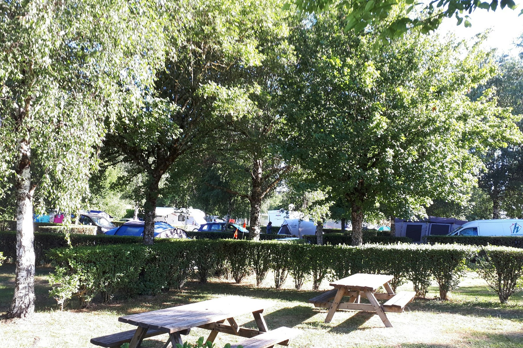 Domaine Relais du Lac Camping de Saint Gervais - Standplätze auf dem Campingplatz