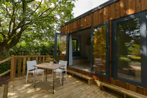Camping SEASONOVA Vittel - Mobilheim mit Terrasse