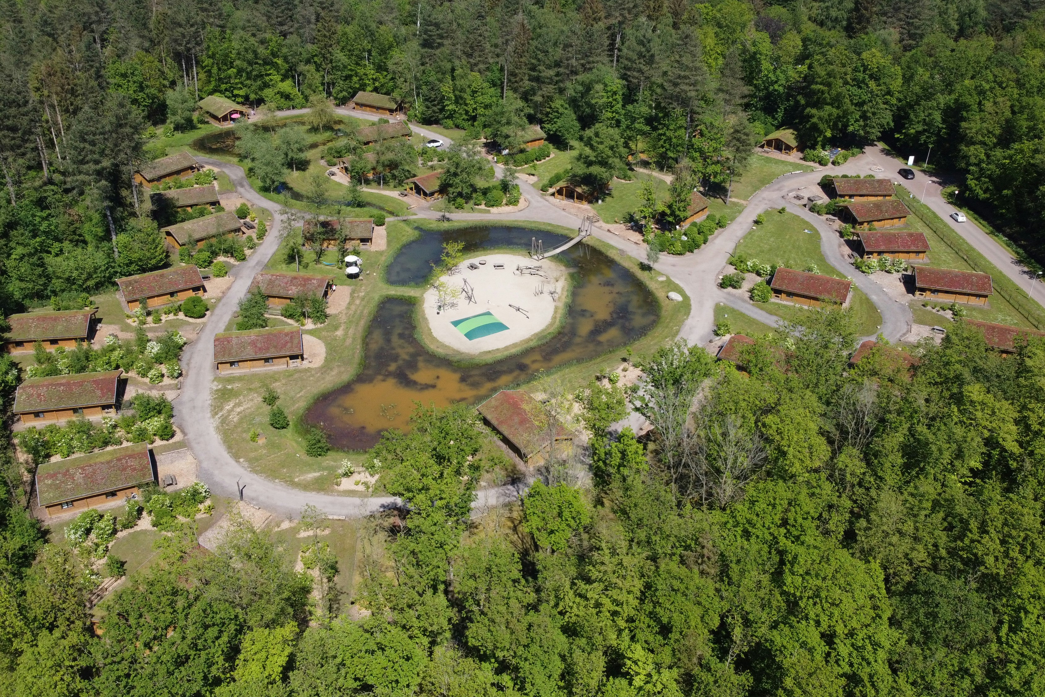 Camping De Voorst  - Campingplatz aus der Vogelperspektive