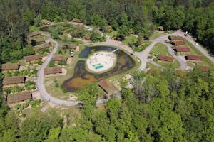 Camping De Voorst - Campingplatz aus der Vogelperspektive