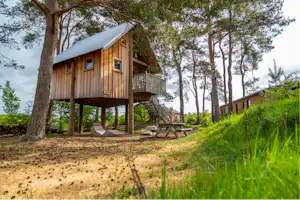 Resort De Wije Werelt Camping De Wije Werelt - Baumhaus mit Terrasse