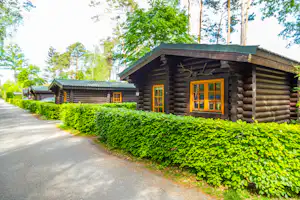 Resort De Wije Werelt Camping De Wije Werelt - Mobilheim-Hütten auf dem Campingplatz