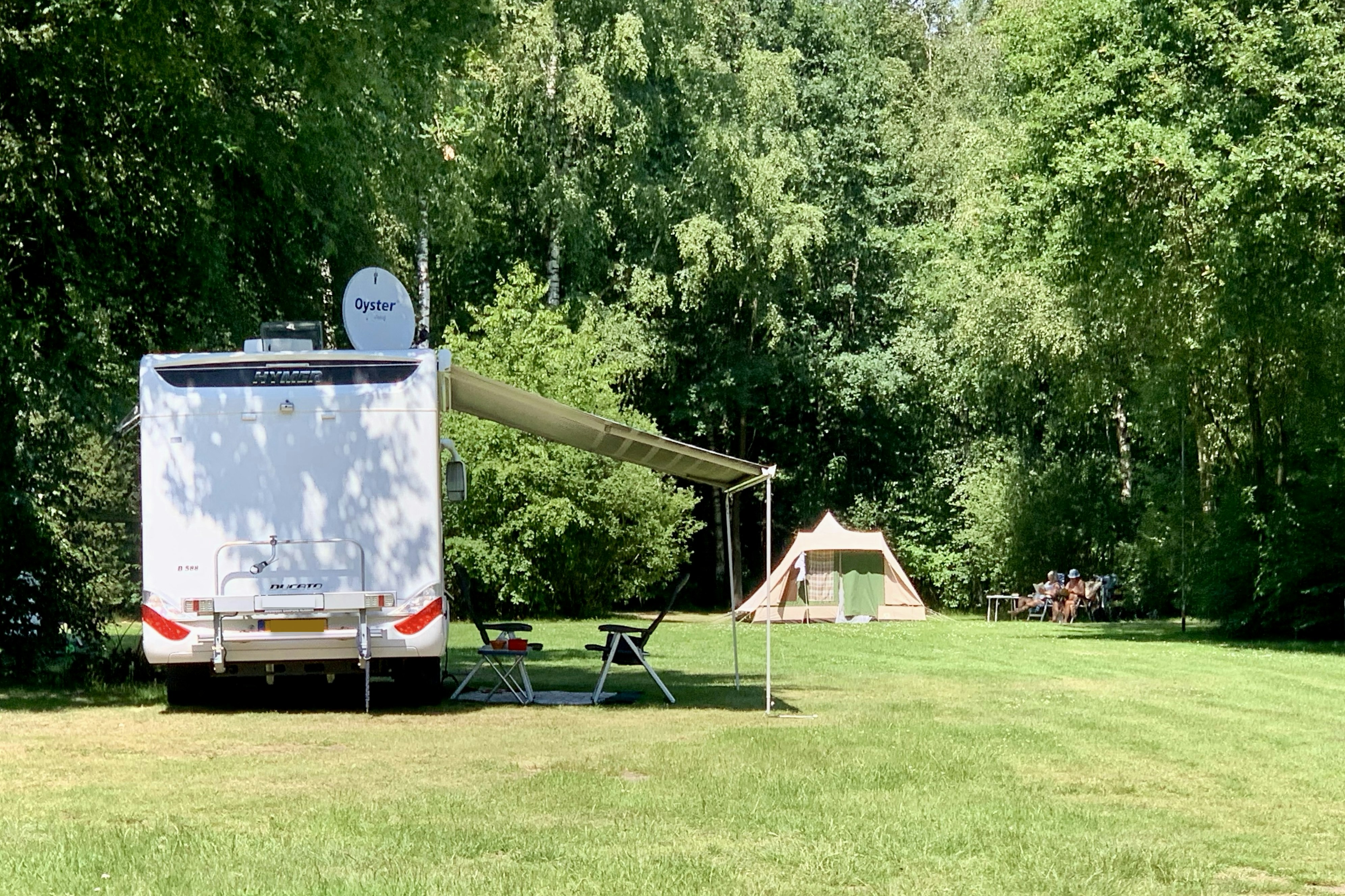 Camping De Zandkuil - Standplatzwiese auf dem Campingplatz