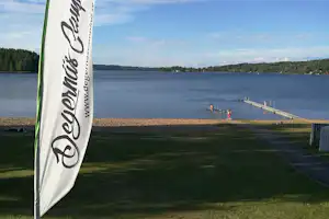 Badestrand beim Campingplatz Camping Degernäs