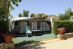 Camping Del Mar - Wohnwagenstellplätze auf dem Campingplatz