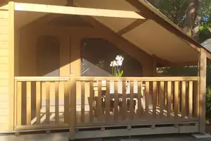 Camping Delle Gorette - Terrasse eines Mobilheims
