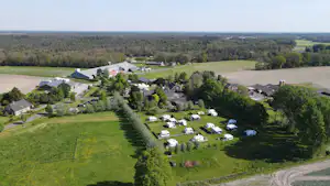 Camping DenTiel - Luftaufnahme des Campingplatzes