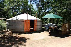 Camping Des Bastides - Mobilheim vom Campingplatz