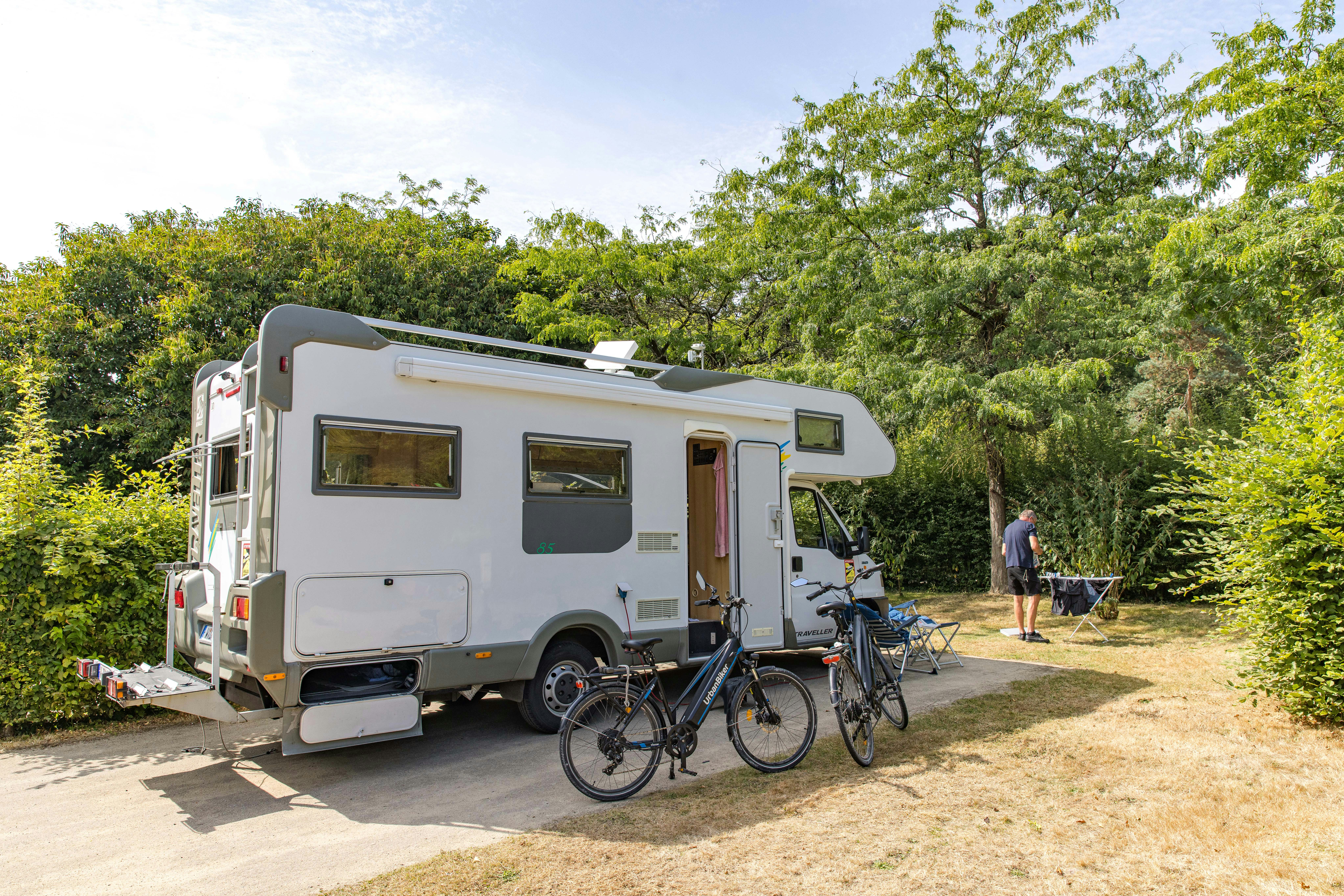 Camping Des Gayeulles - Standplätze auf dem Campingplatz