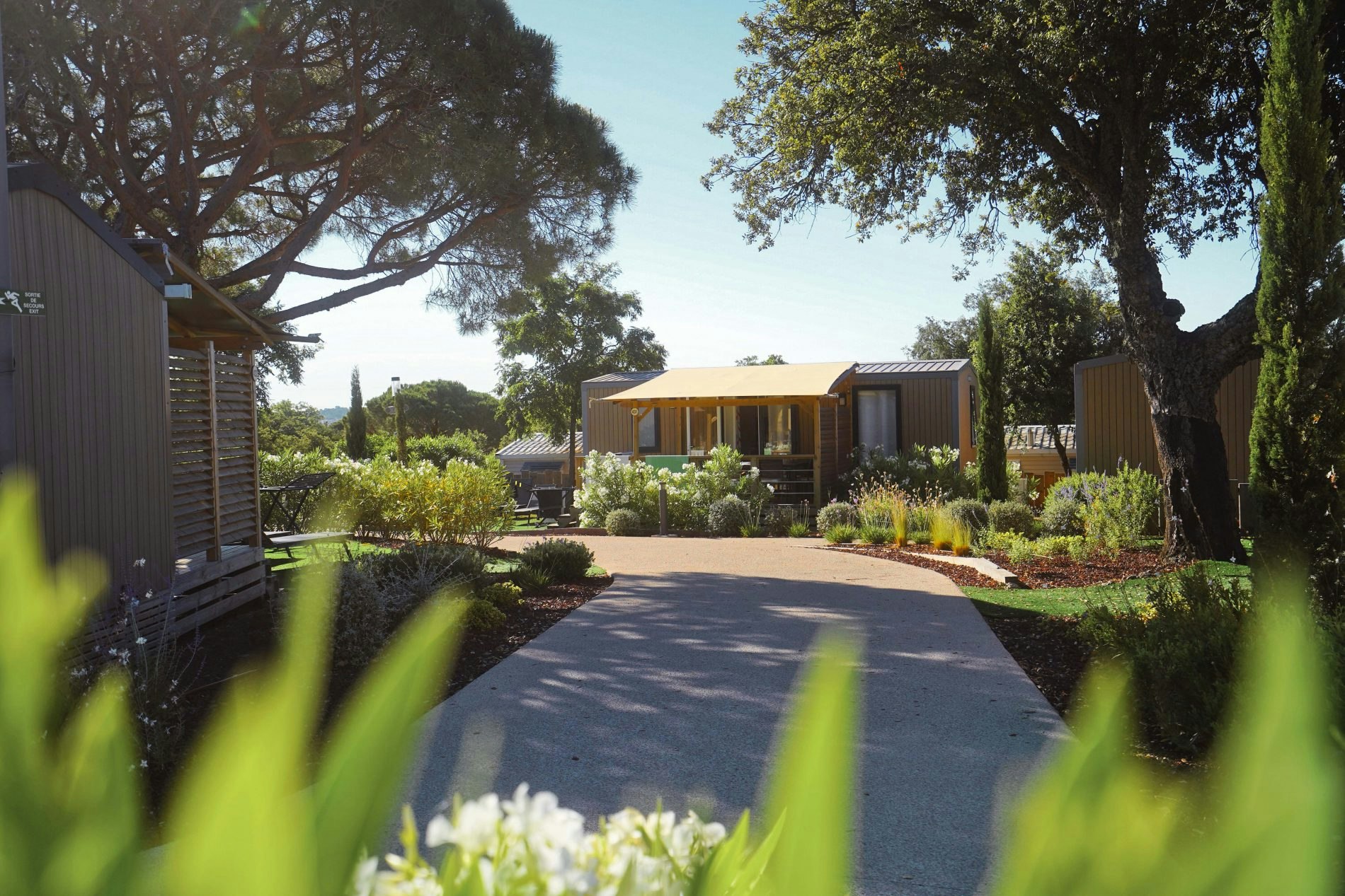 Camping des Mûres  - Mobilheime auf dem Campingplatz