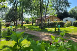 Camping des Papillons - Mobilheime auf dem Campingplatz