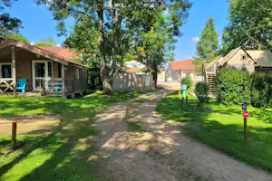 Camping des Papillons - Mobilheime auf dem Campingplatz