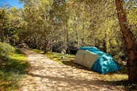 Camping Des Randonneurs - Zeltplätze im Halbschatten