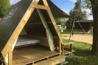 Camping Des Ribières - Zelthütte für zwei Personen