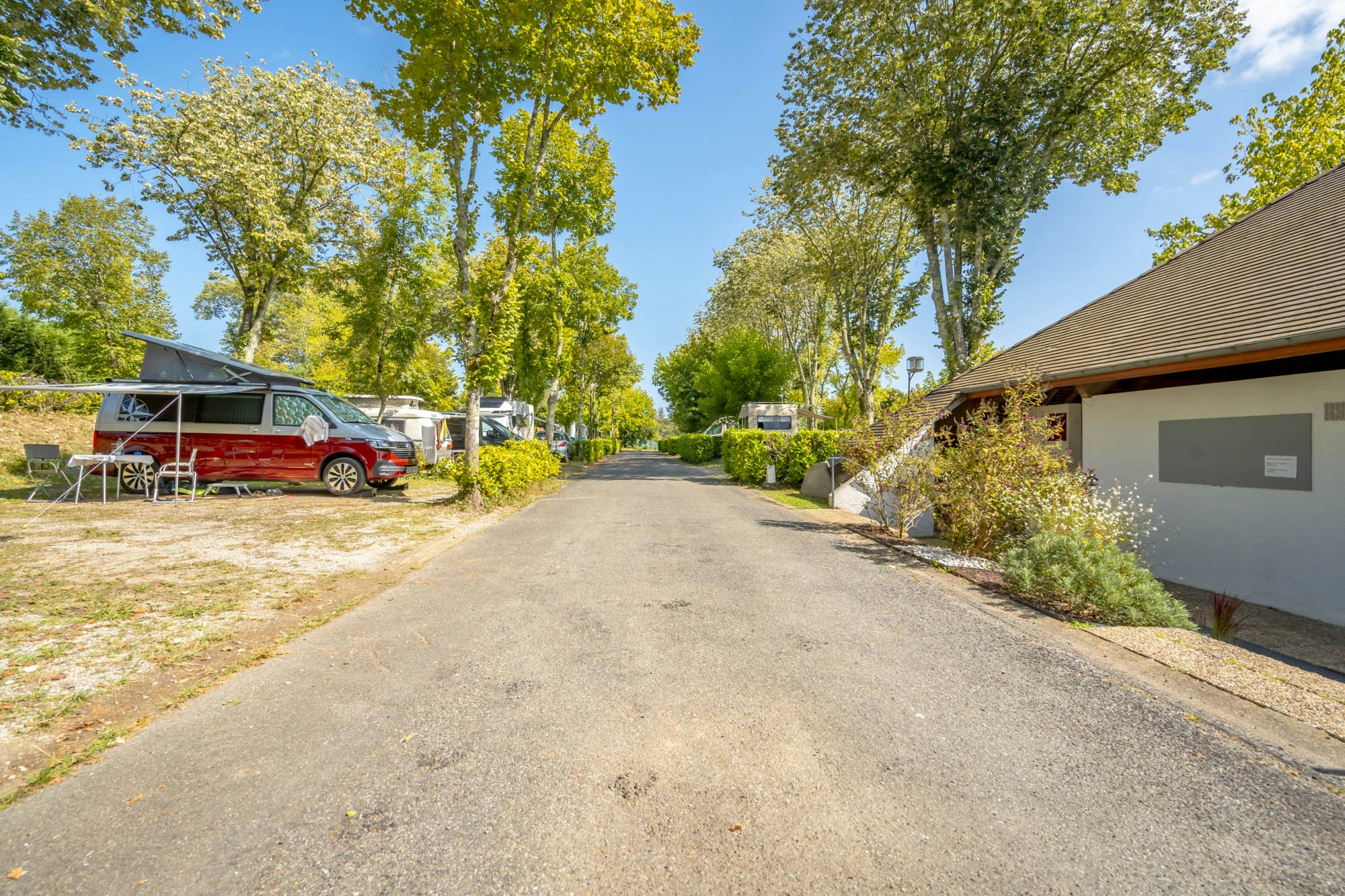 Camping des Salines - Standplätze auf dem Campingplatz