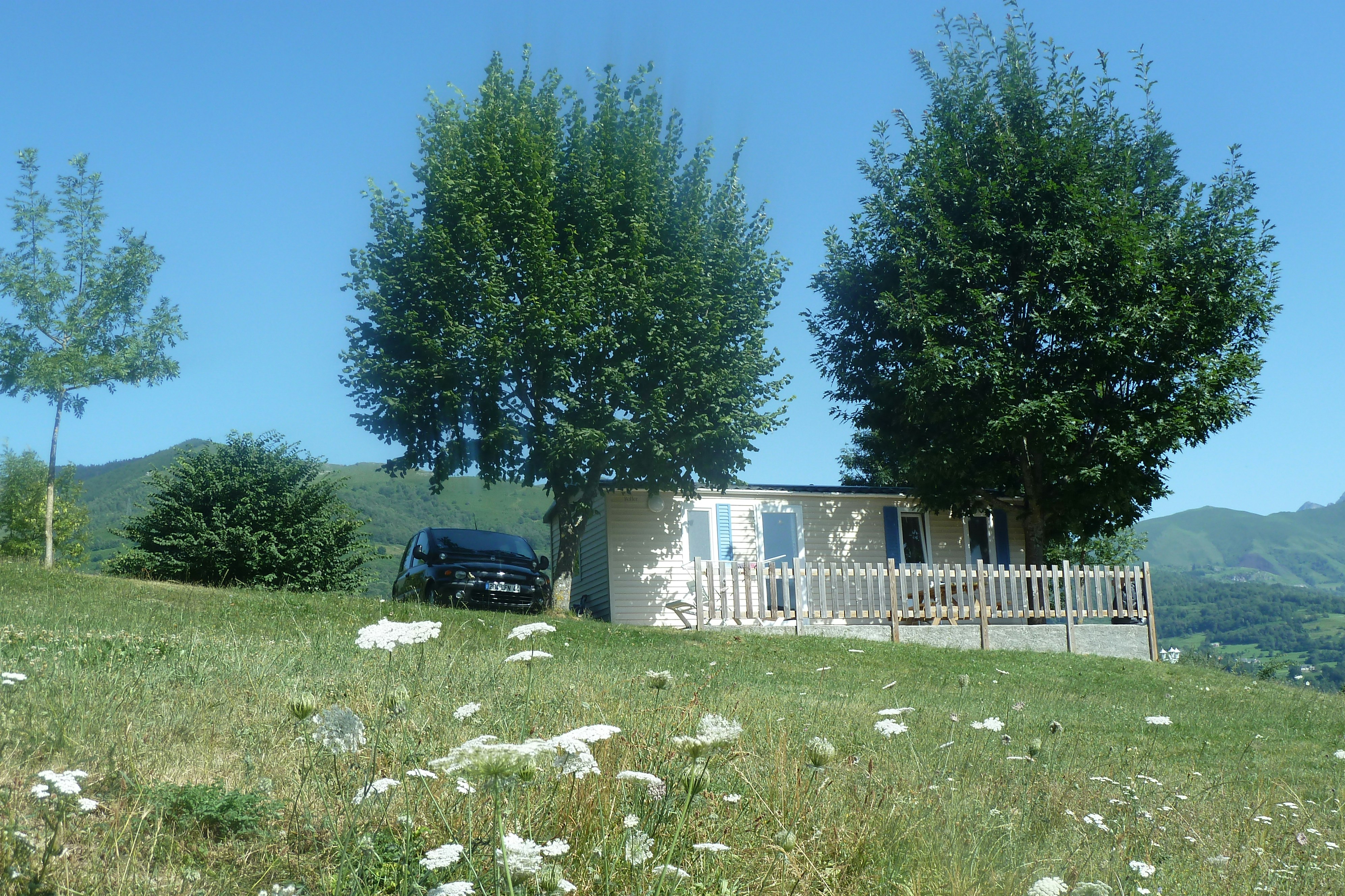 Camping Deth-Potz - Mobilheim mit Terrasse auf dem Campingplatz