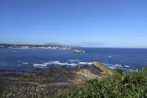 Camping d'Ibarron - mit Blick auf den Strand-