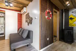 Camping Didota - Innenansicht eines Mobilheims