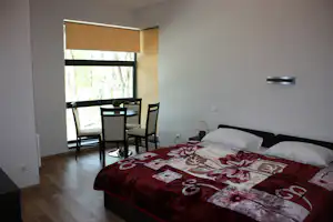 Camping Dolina Trzech Stawow (Nr. 215) Innenansicht des Mobilheims