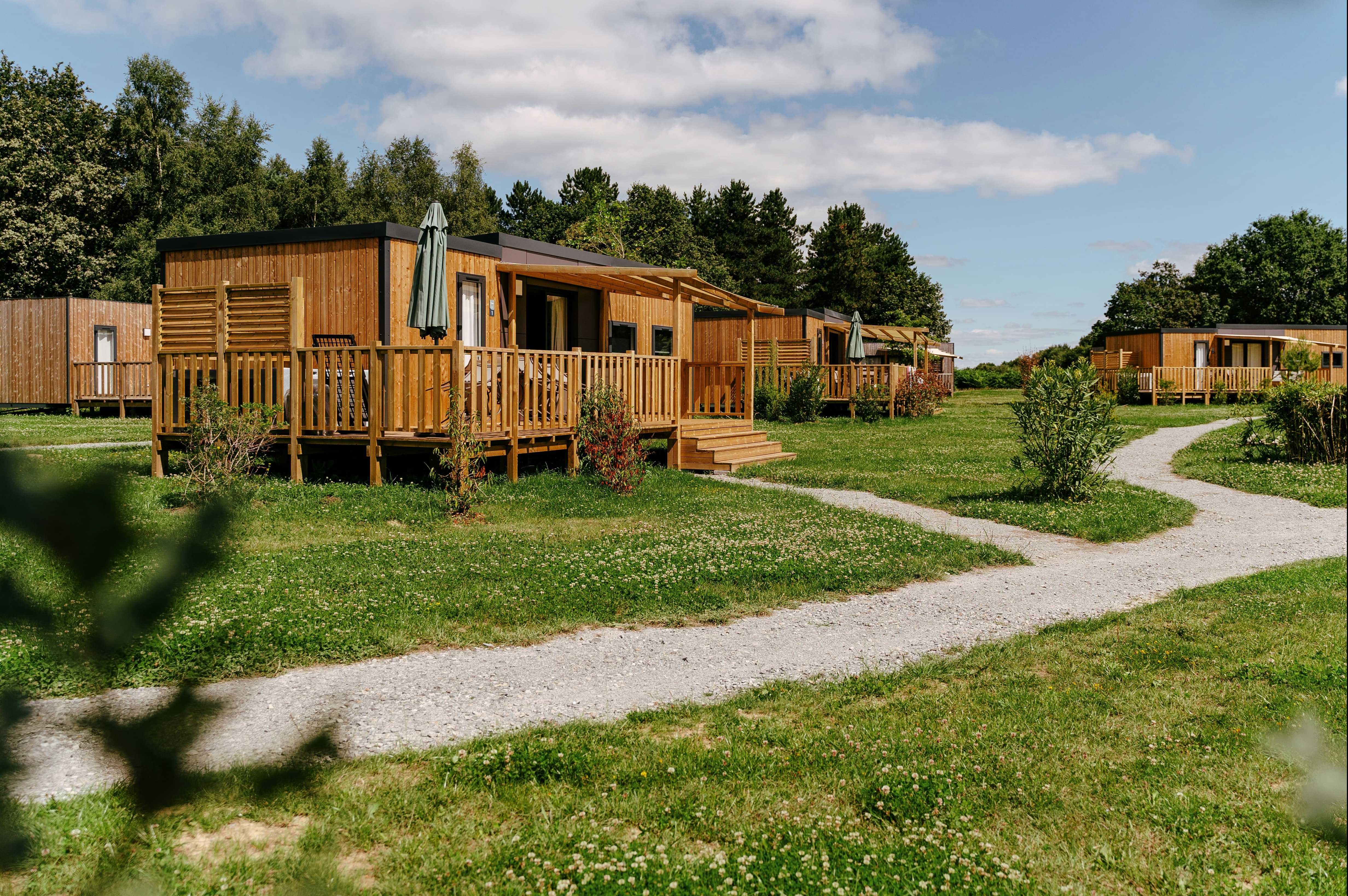 Camping Domaine de Kervallon  - Mobilheime auf dem Campingplatz