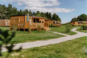 Camping Domaine de Kervallon - Mobilheime auf dem Campingplatz