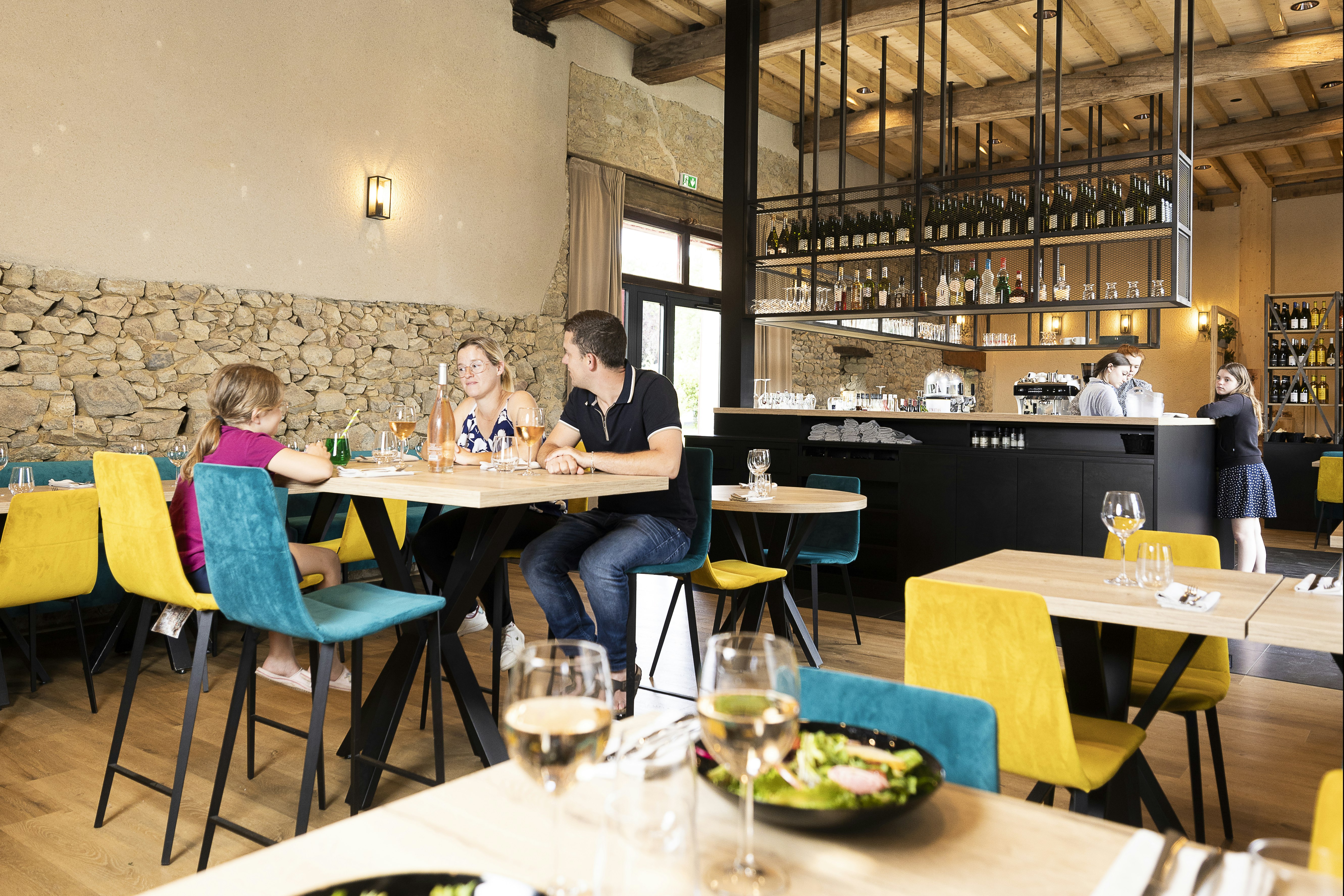 Camping Domaine du Logis - Innenansicht Restaurant