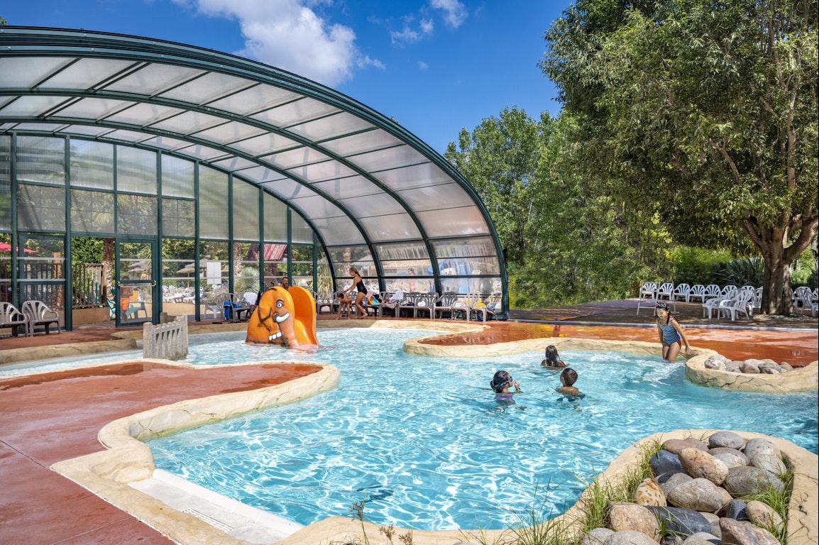 Camping Domaine La Soubeyranne - Kinderbecken im Freibad des Campingplatzes
