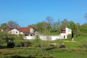 Camping Domaine Papillon Blick auf den Campingplatz