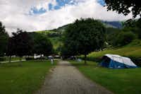 Camping Domelin - Stell- und Zeltplätze auf der Wiese