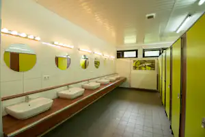 Camping Donnersberg - Sanitärbereich auf dem Campingplatz