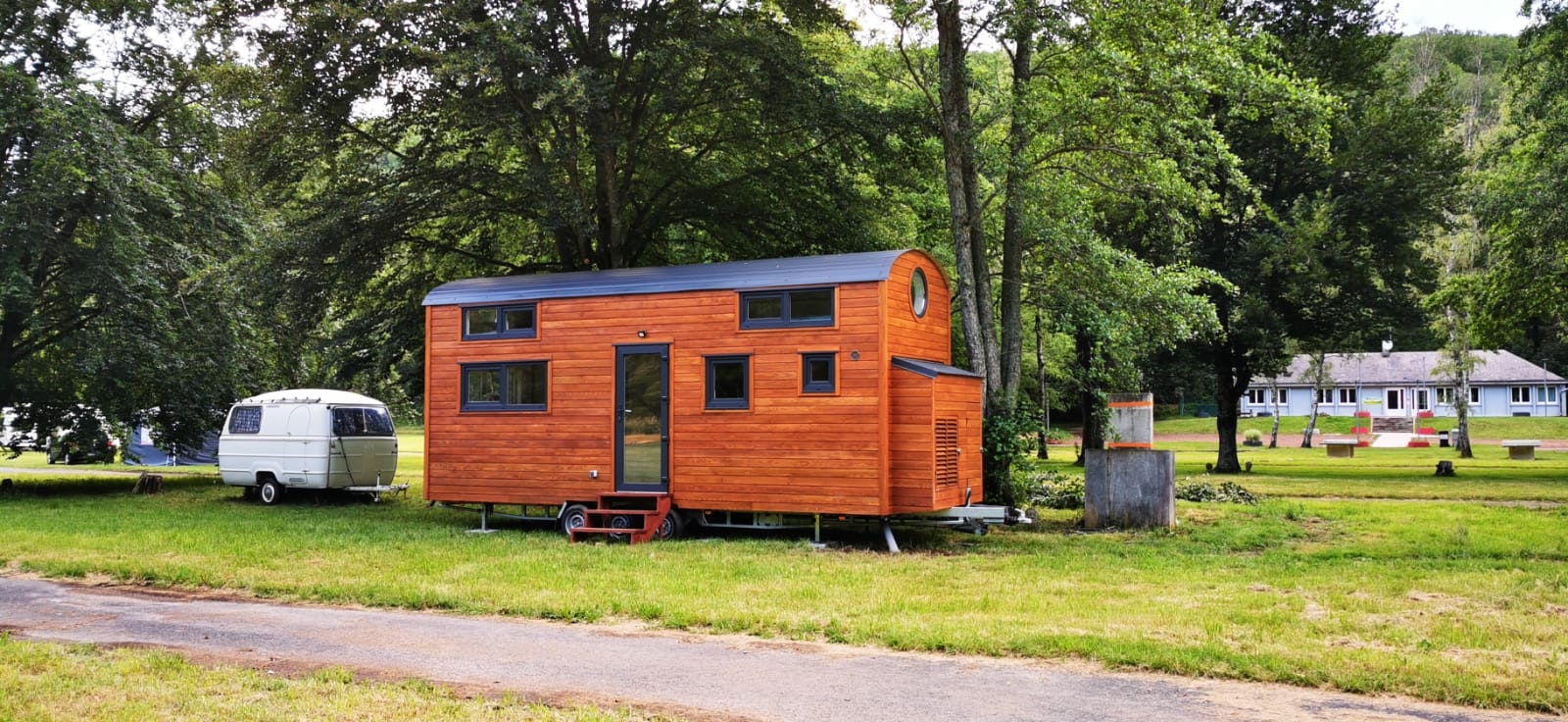 Domaine d'Haulmé  Camping Haulmé - Tiny House auf dem Campingplatz