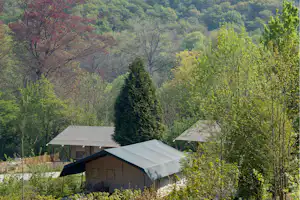 Domaine du Bocq Camping du Bocq - Glamping Zelte auf dem Campinglatz