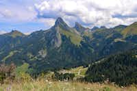 Camping Du Chatelet -  Blick auf die  Alpen