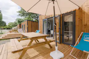 Camping Seasonova du Chene Camping Du Chene - Außenansicht Mobilheime