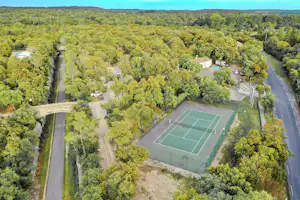 Camping du Domaine de Massereau - Campingplatz aus der Vogelperspektive