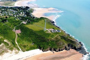 Camping du Golf - Luftaufnahme vom Campingplatz am Strand vom Ärmelkanal
