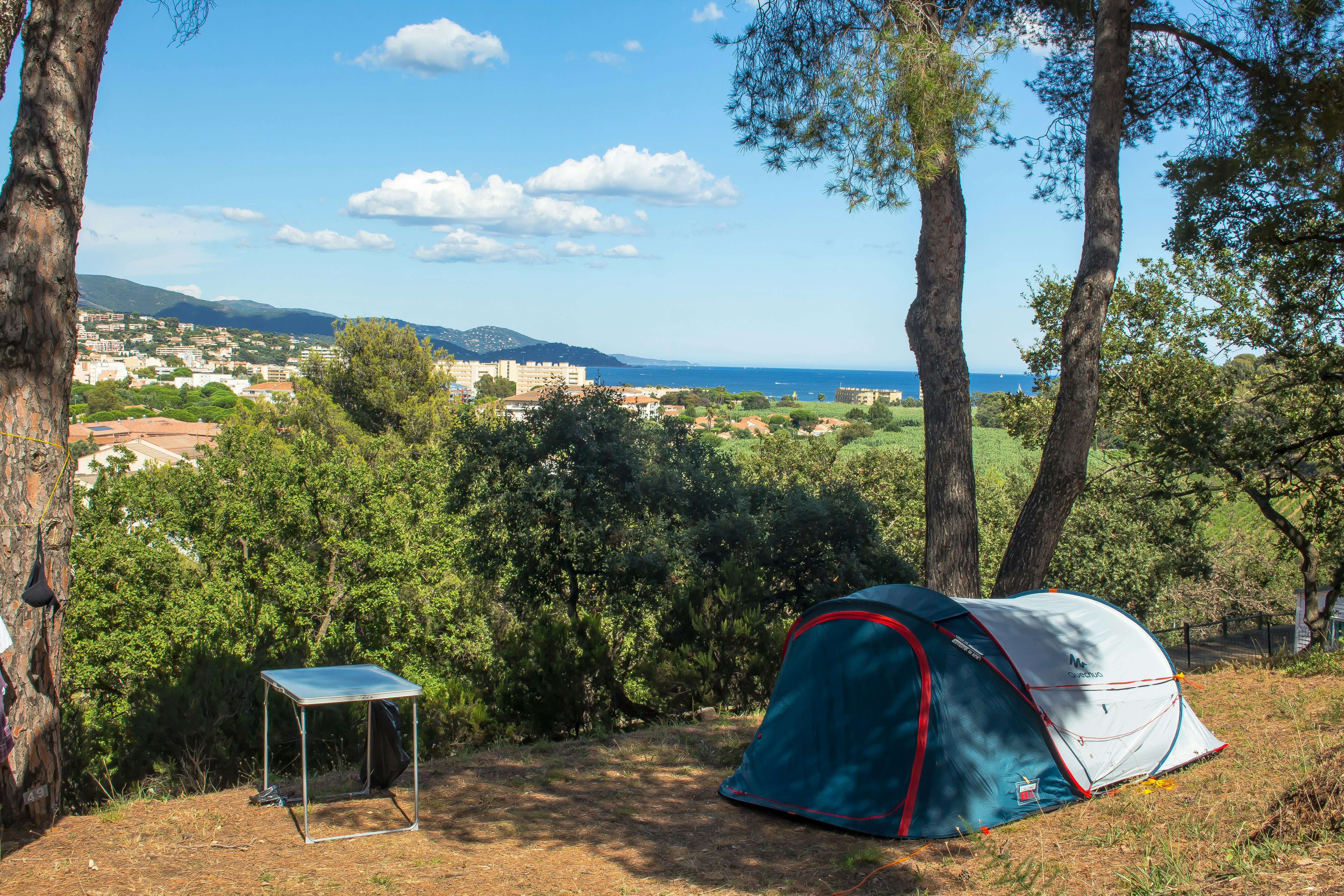 Camping du Grand Batailler - Zeltplatz mit Blick auf das Meer