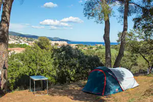 Camping du Grand Batailler - Zeltplatz mit Blick auf das Meer