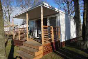 Camping du Lac, Le Mesnil-sous-Jumièges - Außenansicht eines Mobilheims