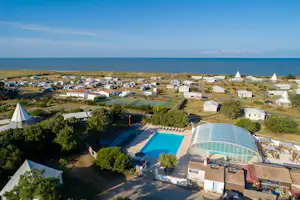 Camping Domaine Le Midi - Übersicht auf das gesamte Campingplatz Gelände