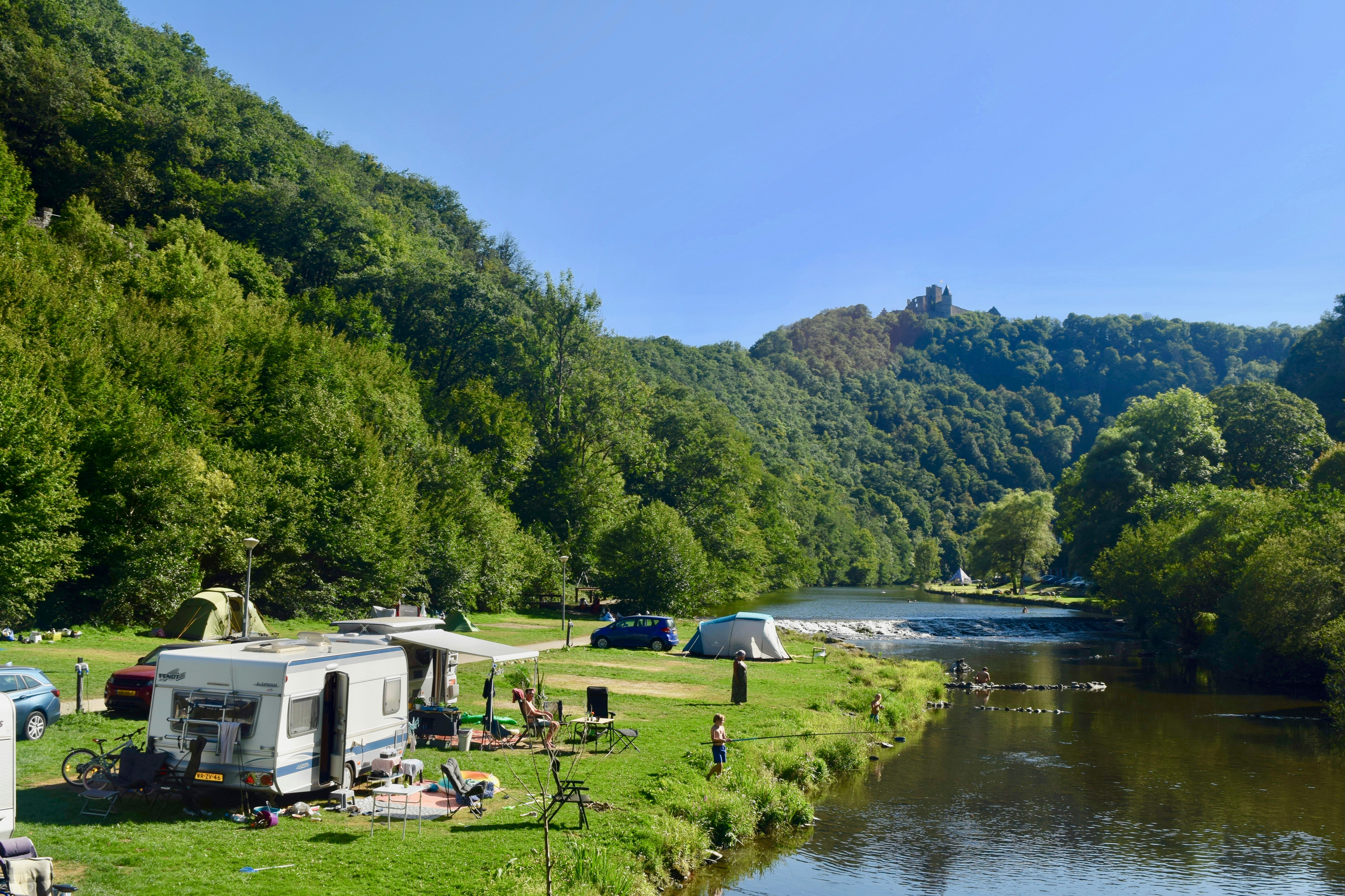 Camping du Moulin - Standplätze auf dem Campingplatz