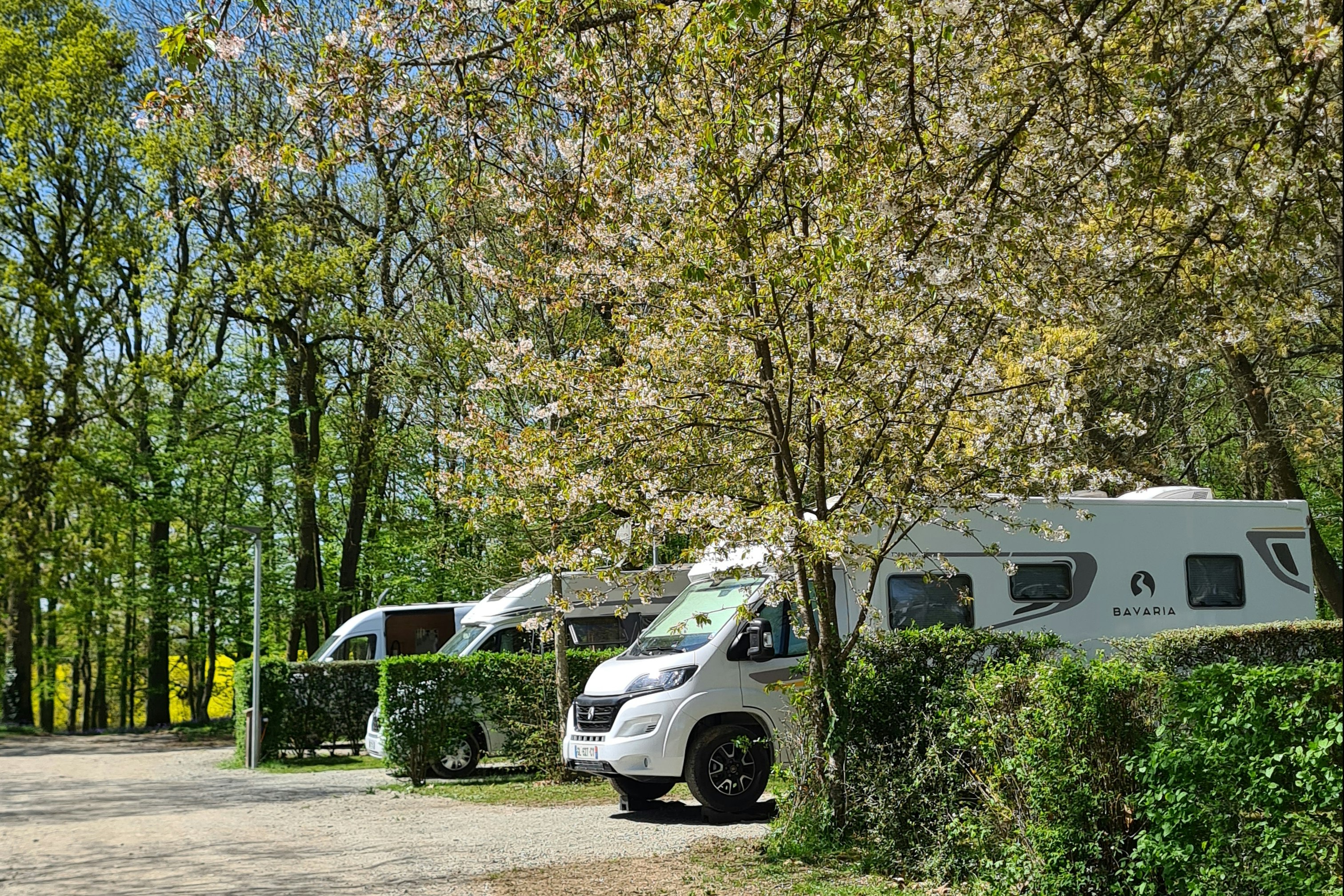 Camping Du Perche - Standplätze auf dem Campingplatz