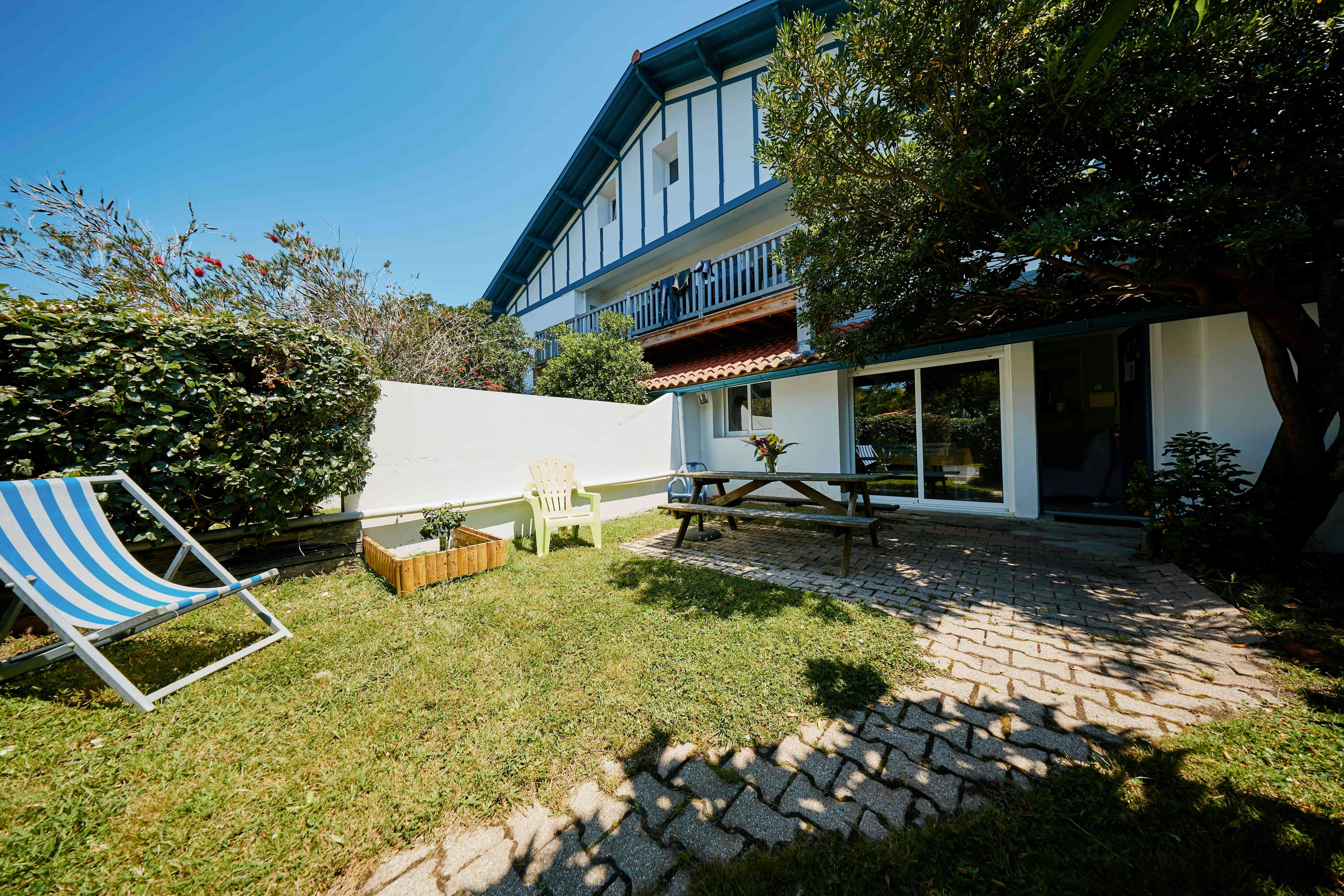 Camping Duna Munguy - Terrasse auf dem Campingplatz