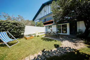Camping Duna Munguy - Terrasse auf dem Campingplatz