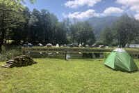 Camping Eko Selo Boračko Jezero -  Zeltplätze am See mit Blick auf die Berge
