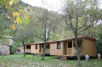 Camping El Molino  - Mobilheime mit Veranda auf dem Campingplatz