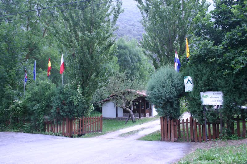 Camping El Molino - Eingang des Campingplatz