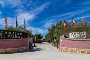 Camping El Palmar - Eingang des Campingplatzes